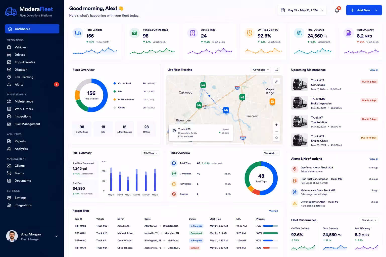 ModeraFleet — Fleet Operations Platform